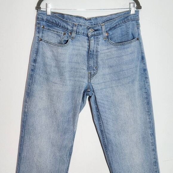 Levi's 514 Light Wash Jeans Size 34 X 34 Men's Levi's Denim - Picture 3 of 9